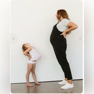 STORQ maternity Anytime Overalls in Blue , size 1/0-2 /XS